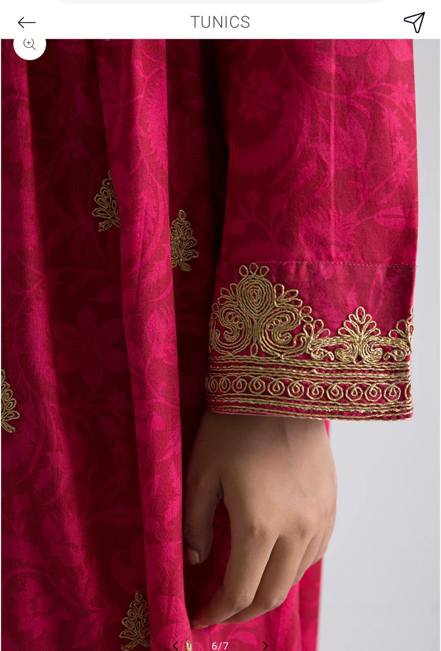 beautifully designed red tunic beautifully designed red tunic