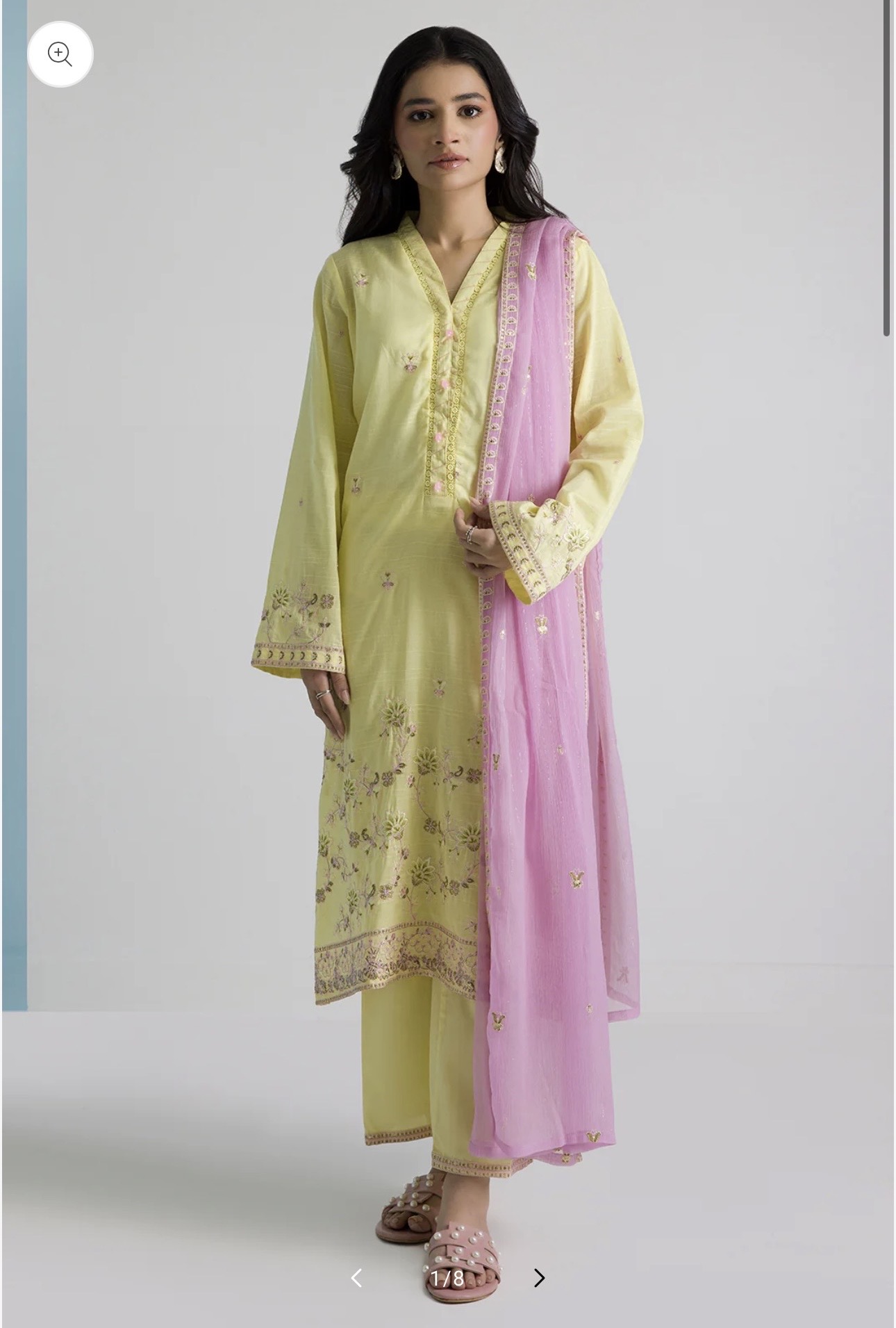 embroidered 3pc with chiffon dupatta embroidered 3pc with chiffon dupatta