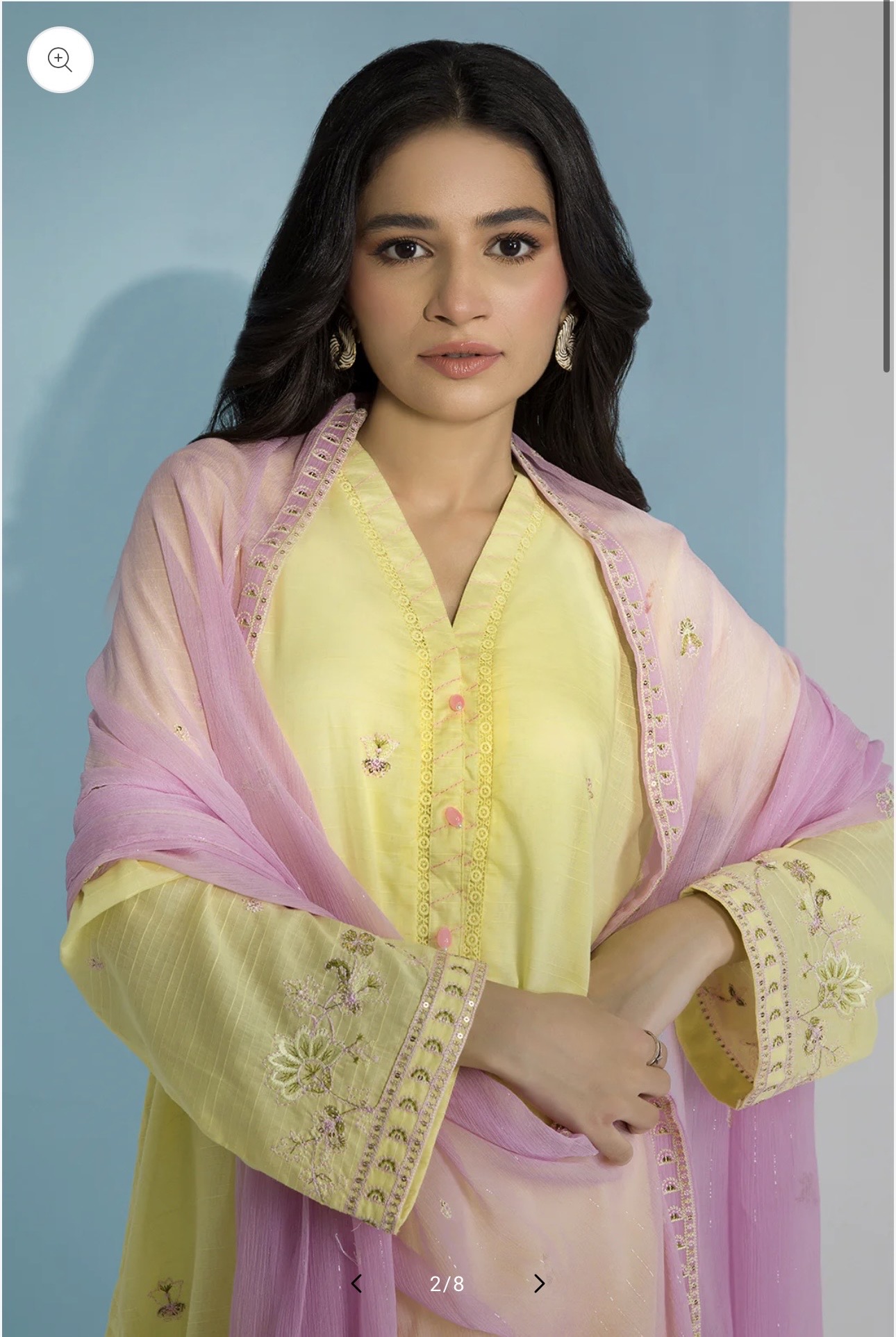 embroidered 3pc with chiffon dupatta embroidered 3pc with chiffon dupatta