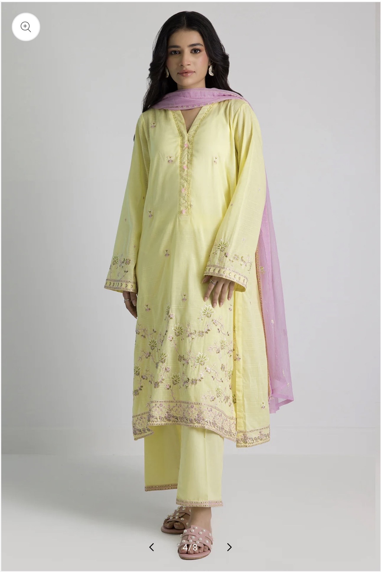 embroidered 3pc with chiffon dupatta embroidered 3pc with chiffon dupatta