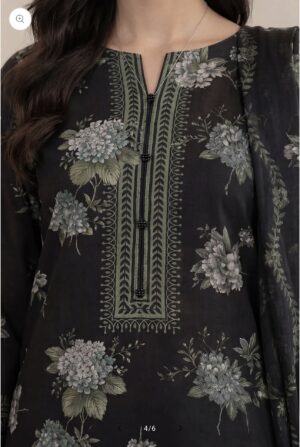 printed 3pc with lawn dupatta