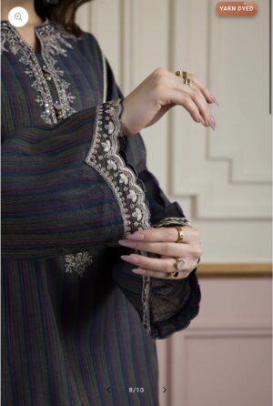 luxury embroidered 2pc