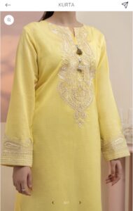 embroidered lawn kurta