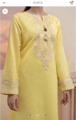 embroidered lawn kurta