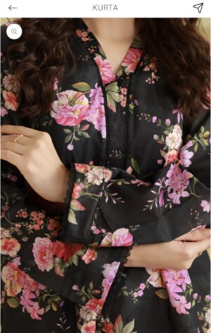 printed lawn kurta
