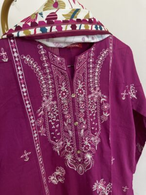 luxury embroidered 3pc